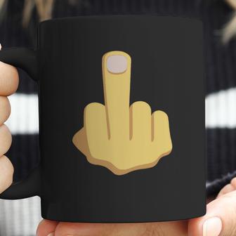 Middle Finger Emoji Tshirt Coffee Mug | Favorety UK