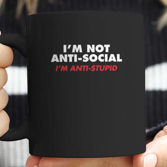 Im Not Anti-Social Im Selectively Cool Sarcastic Coffee Mug | Favorety