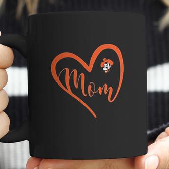 Oklahoma State Cowboys Heart Mom Coffee Mug | Favorety CA