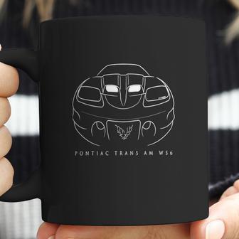 Pontiac Trans Am Ws6 Front Stencil White Coffee Mug | Favorety DE