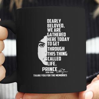 Prince Dearly Beloved We Are Gathered Here Today Coffee Mug | Favorety UK