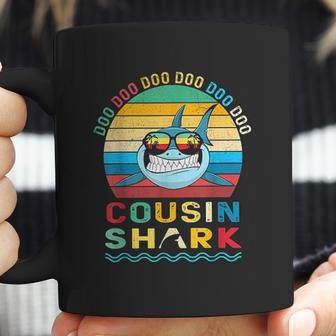 Retro Vintage Cousin Shark Doo Doo Doo Coffee Mug | Favorety DE