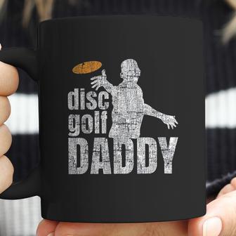 Retro Vintage Daddy Disc Golf Gift For Him Frisbee Frolf Dad Coffee Mug | Favorety CA