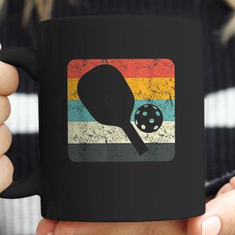 Retro Vintage Pickleball Silhouette Pickleball Gifts Coffee Mug | Favorety AU