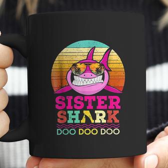 Retro Vintage Sister Shark Doo Doo Doo Coffee Mug | Favorety AU