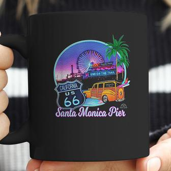 Santa Monica Pier Us Route 66 End Pacific Ocean Souvenir Coffee Mug | Favorety
