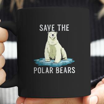 Save The Polar Bears Anti Climate Change Polar Bear Coffee Mug | Favorety