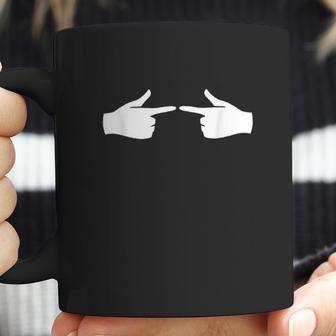 Shy Meme Fingers Touching I Am Shy Trend Anime Emoji Coffee Mug | Favorety CA