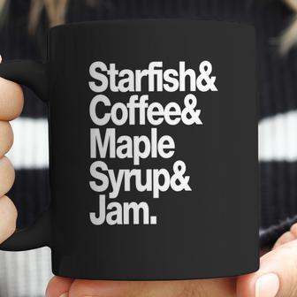 Starfish Coffee Maple Syrup And Jam - Mens T-Shirt Coffee Mug | Favorety