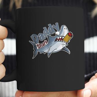 Tough Smoking Daddy Shark Coffee Mug | Favorety UK