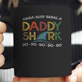 Vintage Daddy Shark Doo Doo Daddy Gifts Coffee Mug | Favorety AU