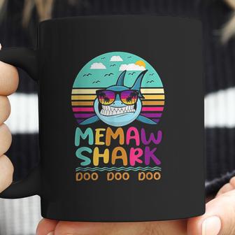 Vintage Memaw Shark Doo Doo Doo Birthday Gifts Coffee Mug | Favorety UK