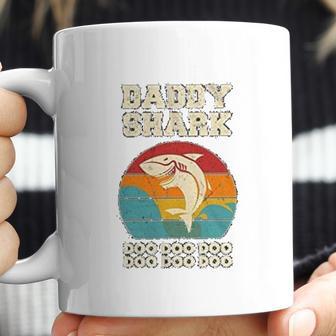 Become A Daddy Shark Coffee Mug | Favorety AU