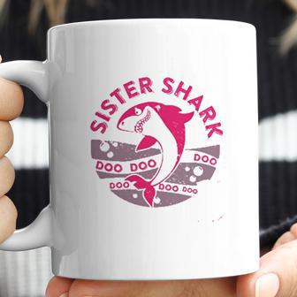 Brother Sister Baby Shark Birthday Coffee Mug | Favorety DE