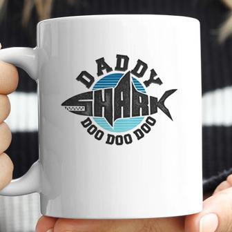 Daddy Shark Graphic Dad Birthday Gifts Coffee Mug | Favorety AU