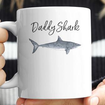 Daddy Shark Gift New Dad Birthday Gifts Coffee Mug | Favorety