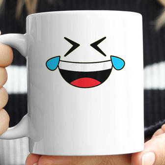 Emojis Costume Crying Laughing Emoticon Tears Coffee Mug | Favorety DE