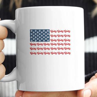 Jeeps And Paw Dog American Flag 4Th Of July Independence Day H Coffee Mug | Favorety UK