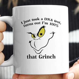 I Just Took A Dna Test Turns Out I’M 100 That Grinch Christmas Shirt Coffee Mug | Favorety CA