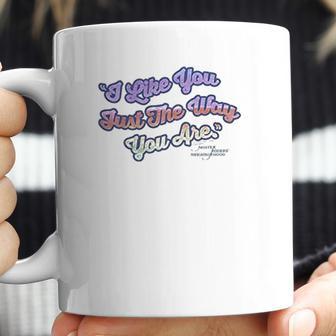 Mister Rogers Just They Way You Are Sheer Fitted Coffee Mug | Favorety