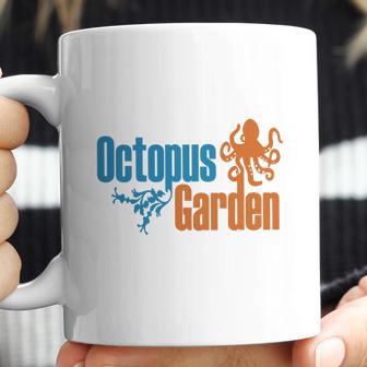 Navy Octopus Garden Womens S Coffee Mug | Favorety CA