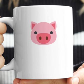 Pig Emoji Cute Porky Head Design T Little Pink Pig T Shirt Coffee Mug | Favorety CA