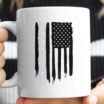 Wheel Spin Addict Colorado Truck American Flag Coffee Mug | Favorety CA