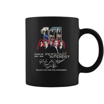 10 Years Of 2010-2020 Person Of Interest Signatures Shirt Coffee Mug | Favorety DE