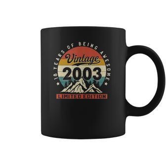 18 Years Old 18Th Birthday Vintage Made In 2003 Limited Coffee Mug | Favorety CA