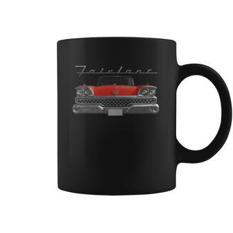 1959 Ford Fairlane Front Red Coffee Mug | Favorety DE