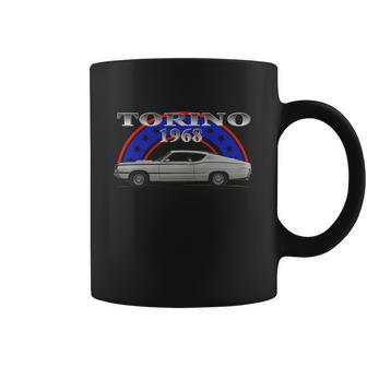 1968 Ford Torino Fastback Side White Coffee Mug | Favorety CA