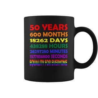 19692019 50Th Pride Anniversary 50 Years 600 Months Rainbow Coffee Mug | Favorety CA