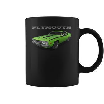 1973 Plymouth Road Runner Green Coffee Mug | Favorety CA