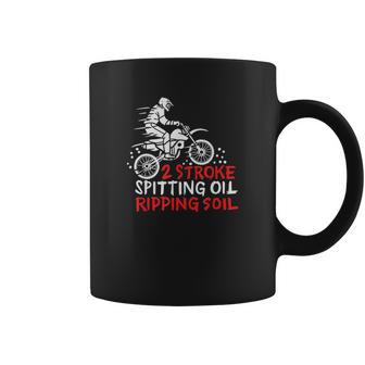 2 Stroke Spitting Oil Ripping Soil Dirt Bike Motocross Gift Coffee Mug | Favorety DE