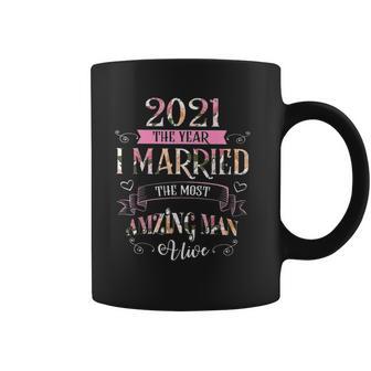 2021 I Married The Most Amazing Man Alive Coffee Mug | Favorety UK