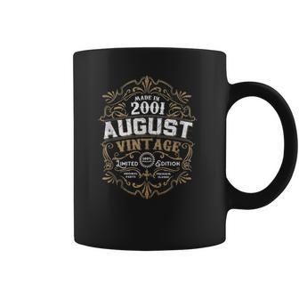 20Th Birthday 20 Years Old August 2001 Made Born Vintage Coffee Mug | Favorety UK