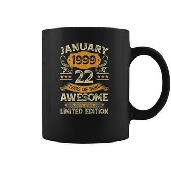 22 Years Old Gifts Vintage January 1999 22Nd Birthday Gift Coffee Mug | Favorety