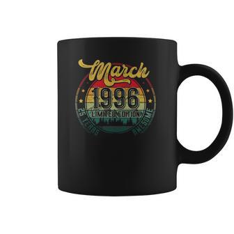 25Th Birthday Gifts 25 Years Old Retro Born In March 1996 Ver2 Coffee Mug | Favorety AU