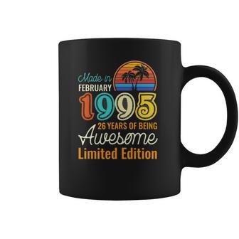 26 Years Old Born In February 1995 26Th Birthday Gift Coffee Mug | Favorety DE