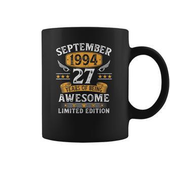 27 Years Old Birthday Vintage September 1994 Limited Edition Coffee Mug | Favorety CA