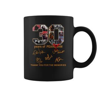 30 Anniversary Years Of Pearl Jam Rock Band Coffee Mug | Favorety CA