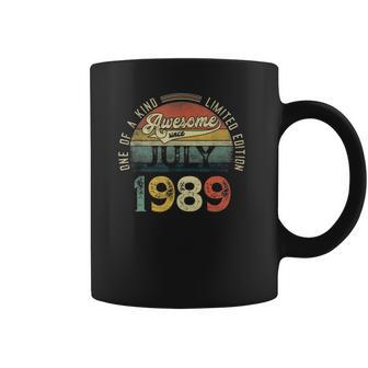 32 Years Old Birthday Gifts Awesome Since July 1989 Ver2 Coffee Mug | Favorety DE