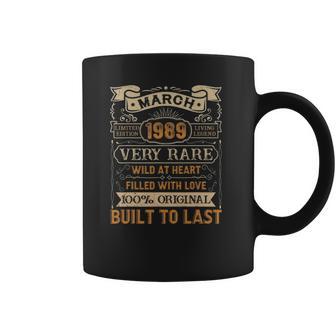 32Nd Birthday Gifts 32 Years Old Retro Born In March 1989 Ver2 Coffee Mug | Favorety CA