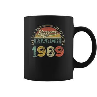 32Nd Birthday Decorations March 1989 Men Women 32 Years Old Coffee Mug | Favorety UK