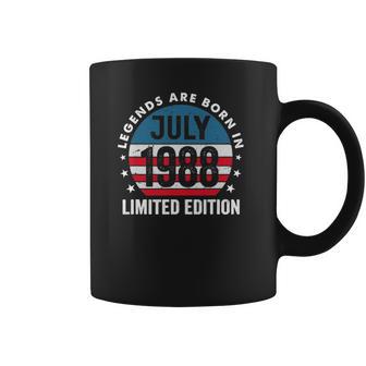 33 Years Old Legends Are Born In July 1988 Vintage July 1988 Ver2 Coffee Mug | Favorety CA