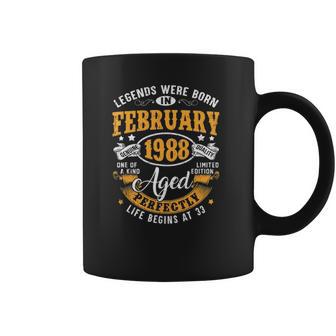 33 Years Old Gifts Vintage February 1988 33Rd Birthday Coffee Mug | Favorety