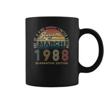 33 Years Old Vintage March 1988 33Rd Birthday Awesome Coffee Mug | Favorety AU