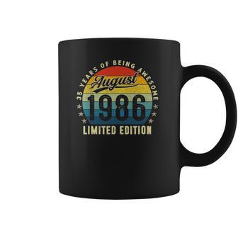 35 Years Old Birthday Made In August 1986 35Th Birthday Coffee Mug | Favorety