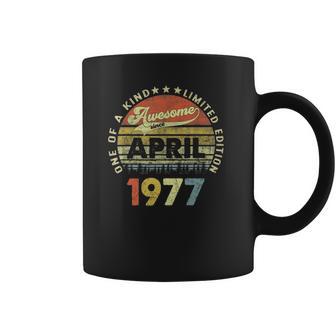 44 Years Old Birthday Gifts Awesome Since April 1977 Ver2 Coffee Mug | Favorety AU