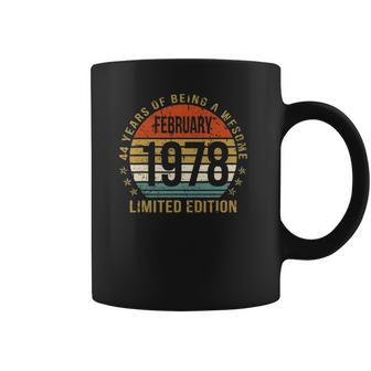 44 Years Old Gift February 1978 Limited Edition Coffee Mug | Favorety UK